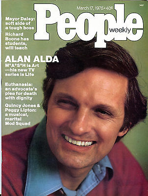 People Magazine March 17 1975 Alan Alda Quincy Jones EX 012016jhe