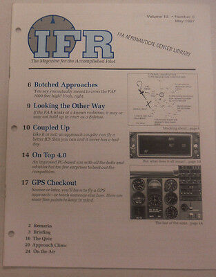 IFR Pilot Magazine Botched Approaches On Top 4.0 May 1997 FAL 061815R