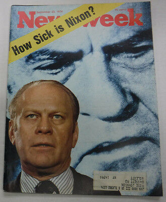Newsweek Magazine How Sick Is Richard Nixon September 1974 082015R