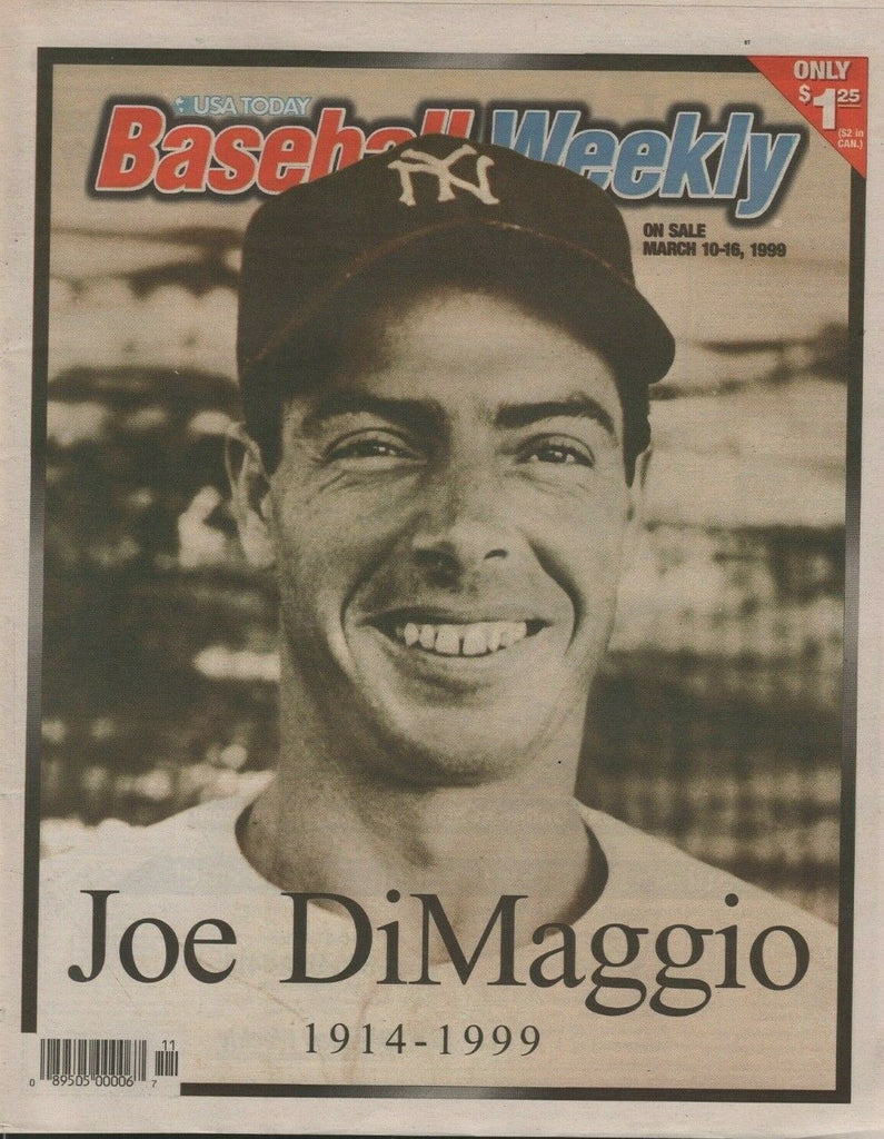 Joe DiMaggio Tribute News Papers RIP 1914-99 lot of 7 073119DBT6