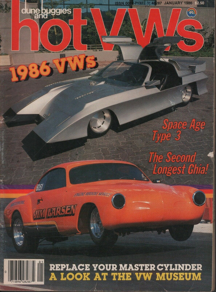 Dune Buggies & Hot VWs January 1986 Dean Jeffries Jim Larsens 081818DBE2