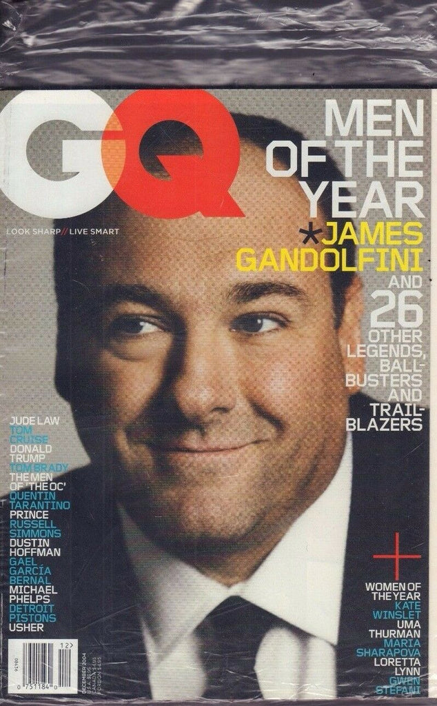 GQ December 2004 James Gandolfini Jude law, Tom Brady 021317DBE2