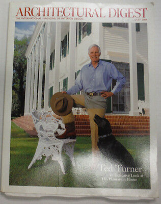 Architectural Digest Magazine Ted Turner & Tropical Infusion July 2004 070415R