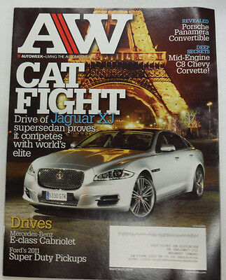 AutoWeek Magazine Jaguar XJ & Mercedez BenzMarch 2010 052015R