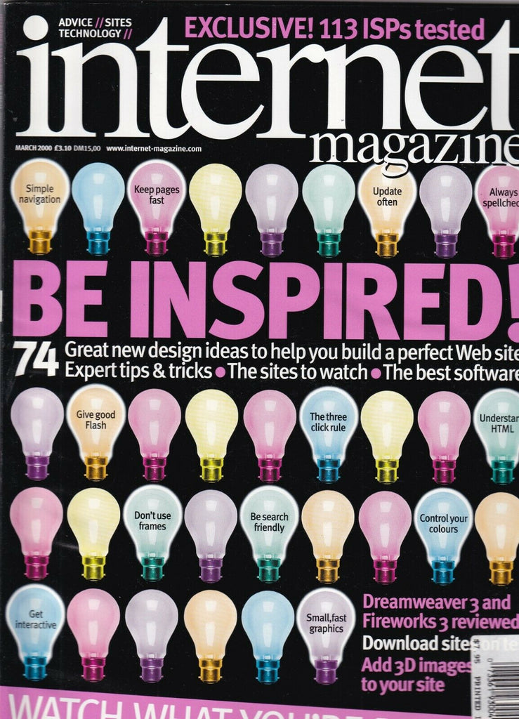 Internet Magazine 74 New Design Ideas March 2000 100919nonr