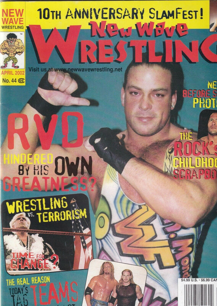 New Wave Wrestling RVD The Rock Ric Flair April 2002 070219nonr
