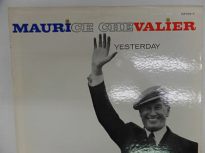 YESTERDAY MAURICE CHEVALIER 33 RPM EX 110915 TLJ