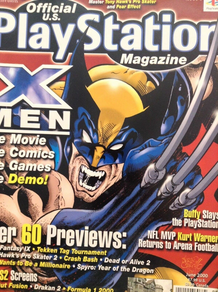 Playstation Magazine X Men Over 60 Previews June 2000 070518nonrh
