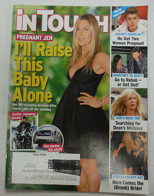 Intouch Weekly Magazine Jennifer Aniston & Justin Beiber June 2014 051415R