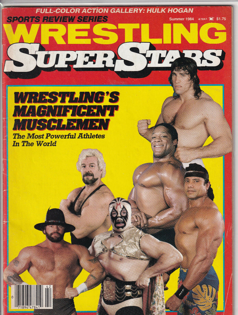 Wrestling Superstars Mil Mascaras Hulk Hogan Summer 1984 052419nonr