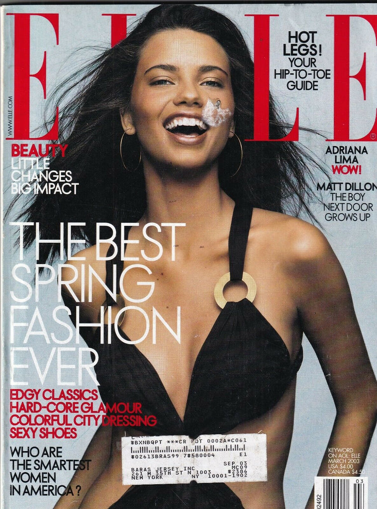 Elle Mag Adriana Lima Matt Dillon March 2003 101119nonr2
