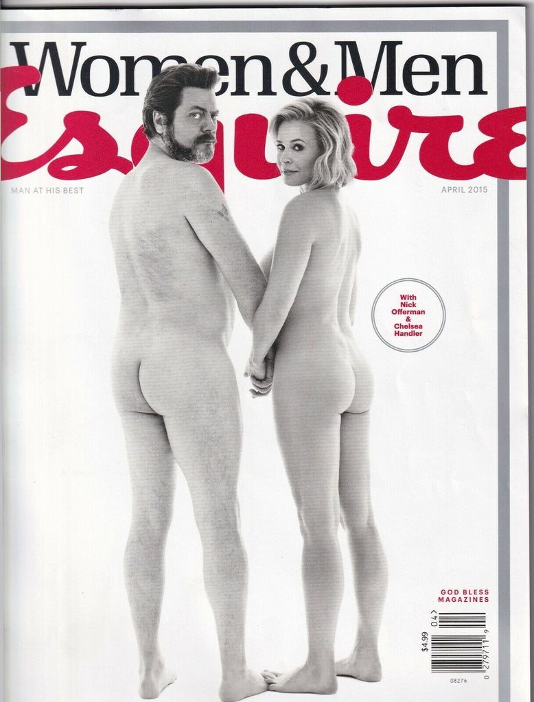 Esquire Magazine Nick Offerman Chelsea Handler April 2015 051719nonr