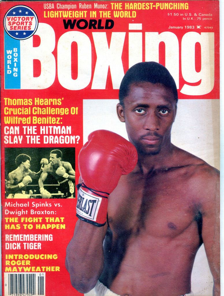 World Boxing Magazine January 1983 Thomas Hearns EX 060716jhe