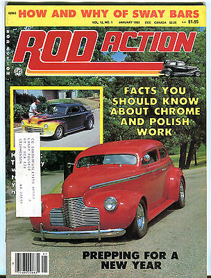 Rod Action Magazine January 1983 Sway Bars Polish Work EX 061616jhe