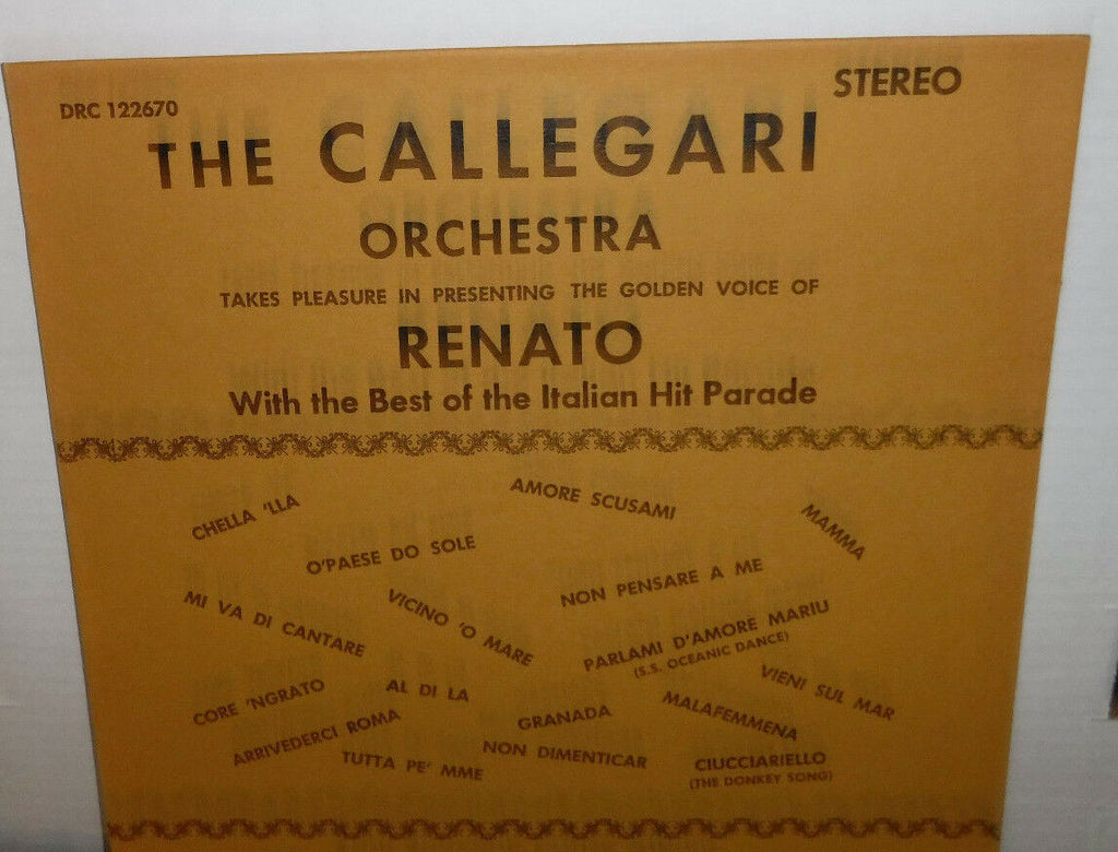 Your cruise souvenir the Callegari Orchestra Renato signed by 7 w/ COA 011418LLE