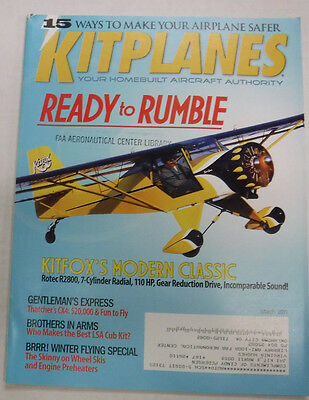 Kitplanes Magazine Kitfox's Modern Classic March 2011 072115R2