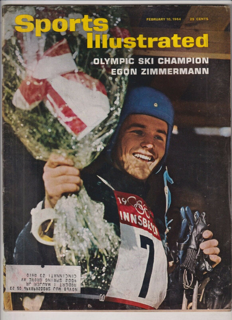 Sports Illustrated Olympic's Egon Zimmerman February 10, 1964 021420nonr