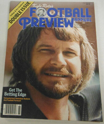 Kyle Rote's Football Preview Magazine College & Pro Betting Annual 1978 072514R