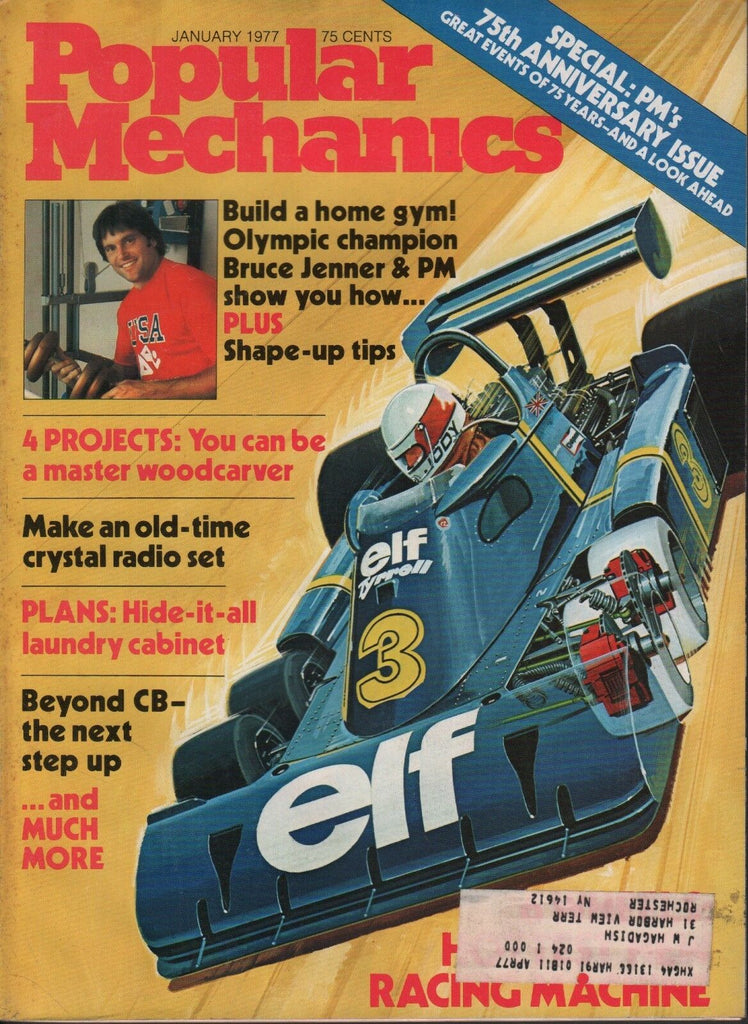 Popular Mechanics January 1977 Bruce Jenner 062218DBE