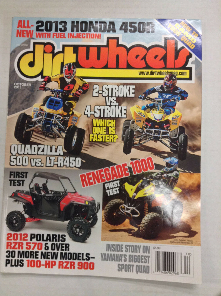 Dirt Wheels Magazine Renegade 1000 2012 Polaris RZR 570 October 2011 032817nonR