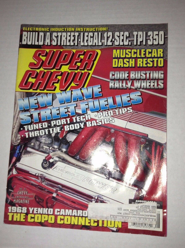 Super Chevy Magazine New Wave Street Fuelers August 1994 030717NONRH