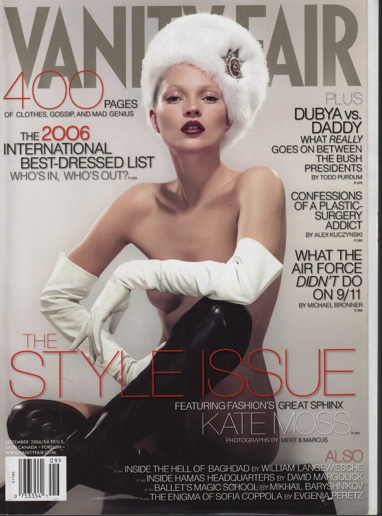 Vanity fair September 2006 Katie Moss George Bush Michael Bronner 061218DBE