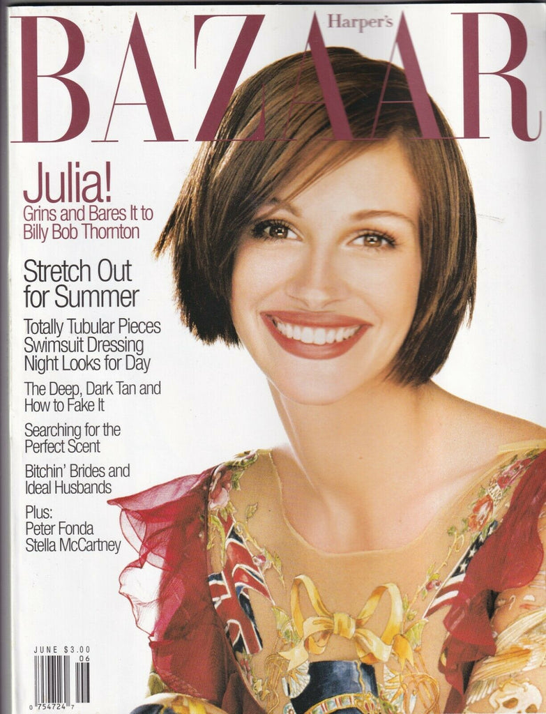 Harper's Bazaar Magazine Julia Roberts Stretching Out June 1997 052219nonr