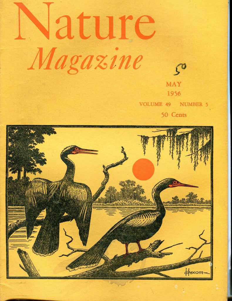 Nature Magazine May 1956 Water Birds EX ML On Back 011617jhe