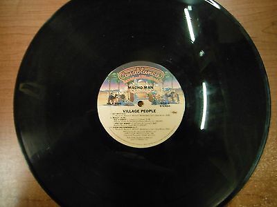 33 RPM Vinyl Macho Man Village People Casa Blanca Records NBLP7096 Ster 042415SM