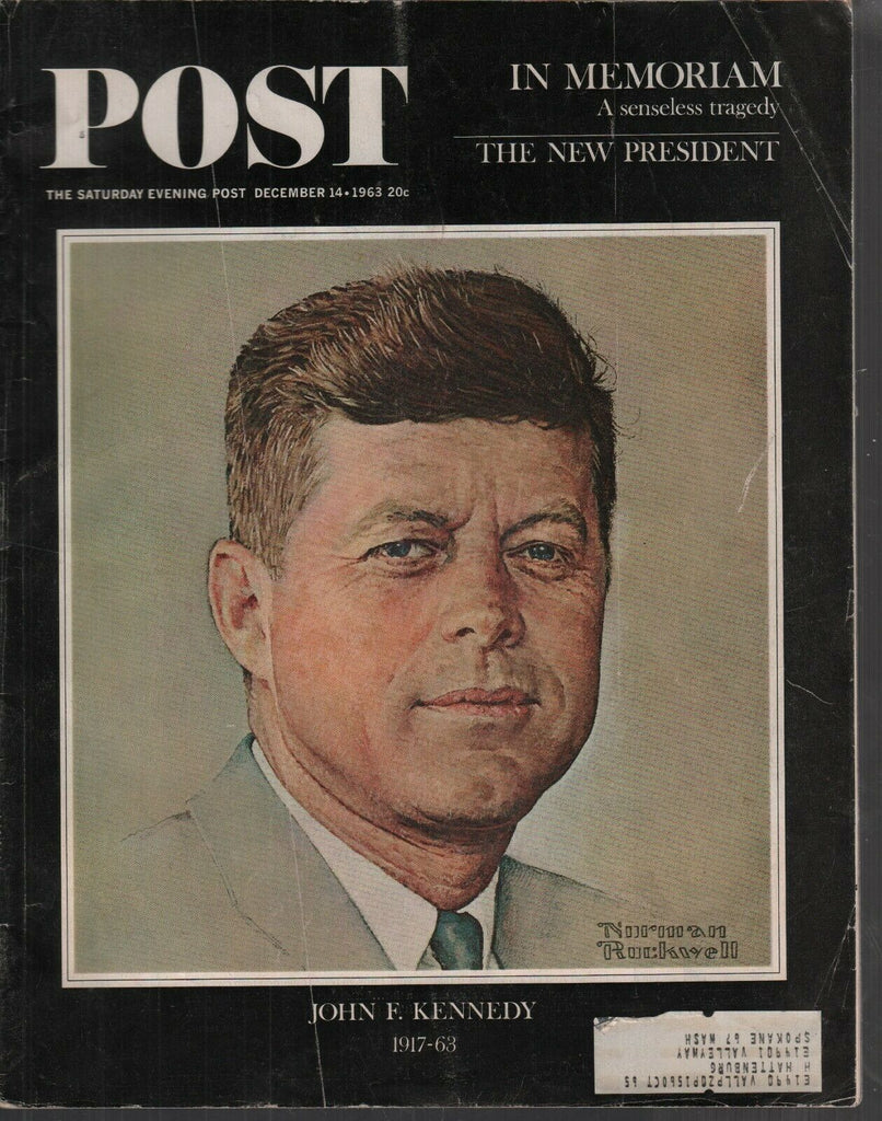 Saturday Evening Post December 14 1963 John F Kennedy Norman Rockwell 080719AME