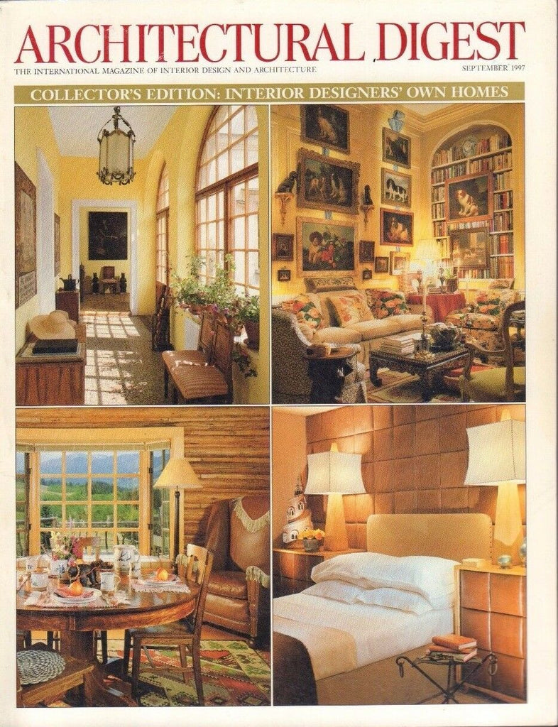Architectural Digest September 1997 Designers Homes Joan Montoya 021717DBE