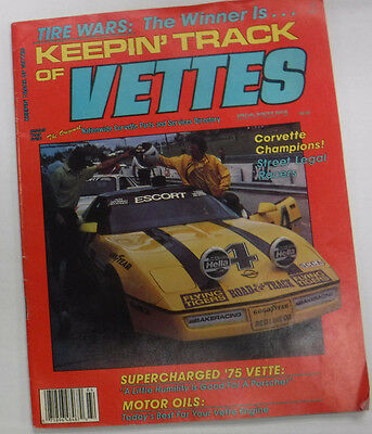 Keepin' Track Of Vettes Magazine Corvette Champions Winter 1987 082015R