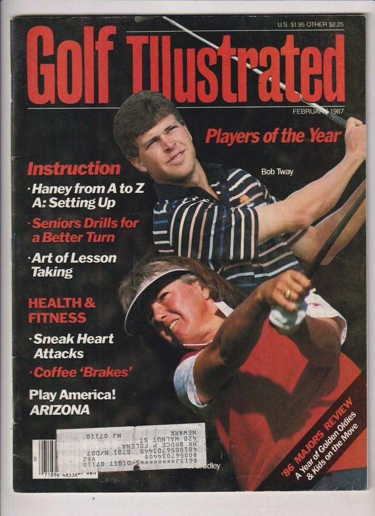 Golf Illustrated Mag Bob Tway Pat Bradley February 1987 112719nonr