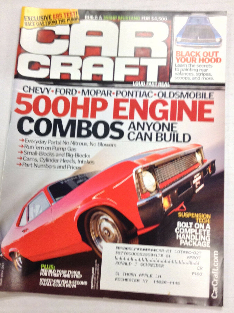 Car Craft Magazine Suspension Tech & Combos For Anyone November 2006 050317nonr