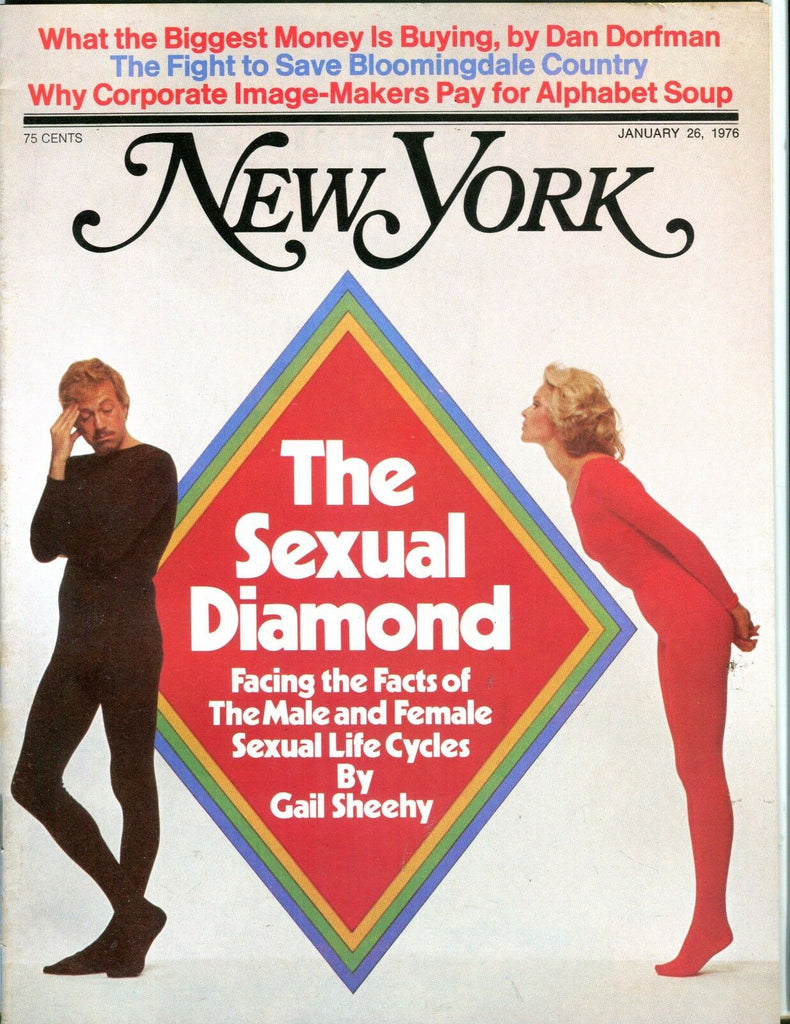 New York Magazine January 26 1976 Gail Sheehy EX No ML 050817nonjhe