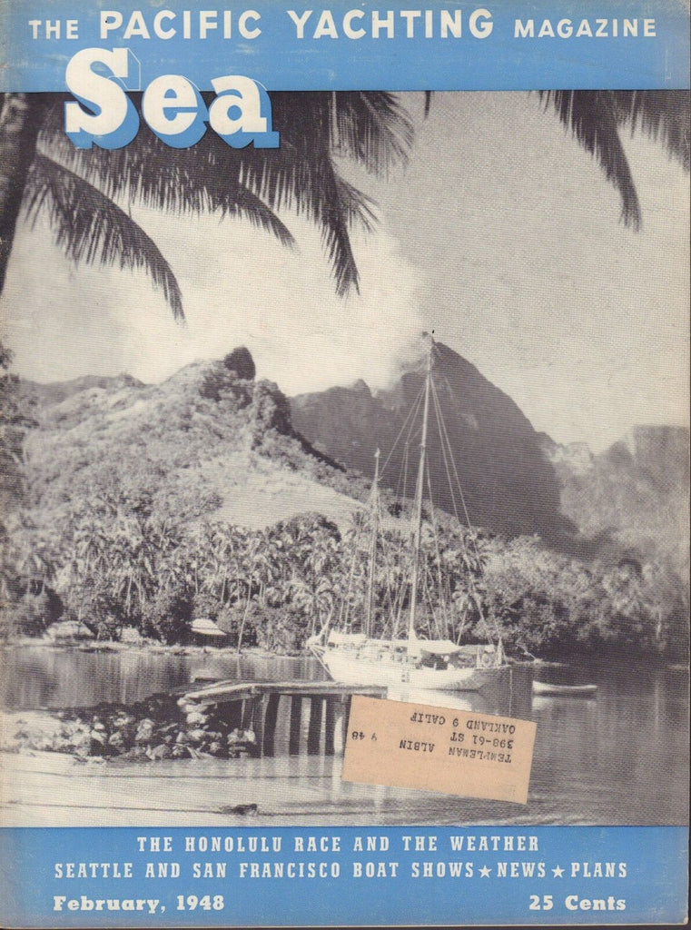 Sea Boat Magazine February 1948 Seattle and San Francisco w/ML 041817nonDBE