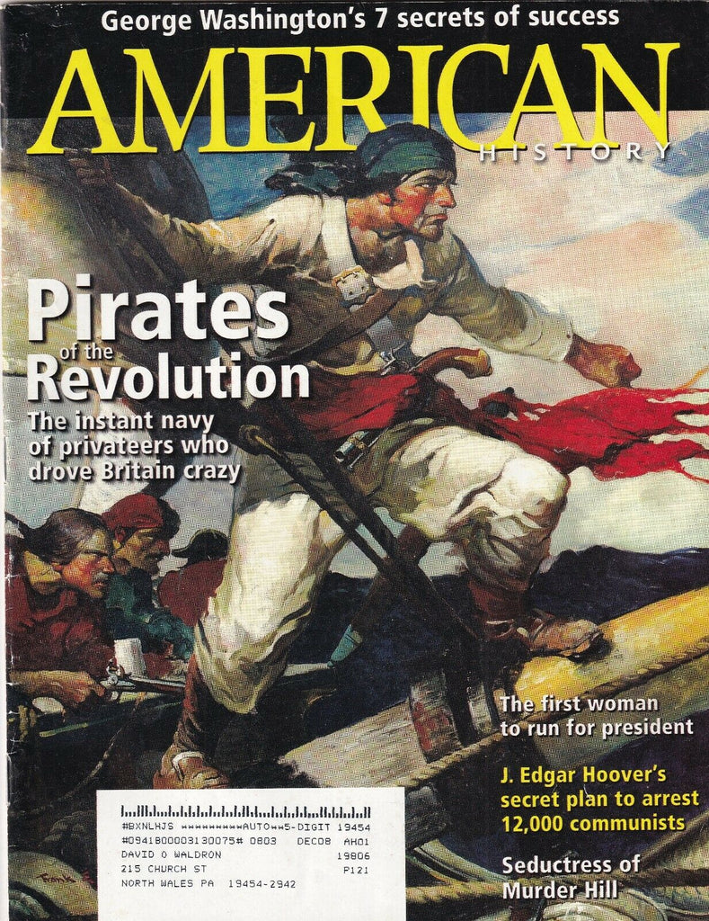 American History Mag Pirates Of The Revolution June 2008 102219nonr