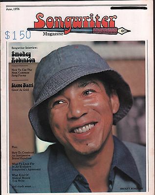 Songwriter Magazine June 1976 Smokey Robinson, Steve Barri EX 112315DBE2