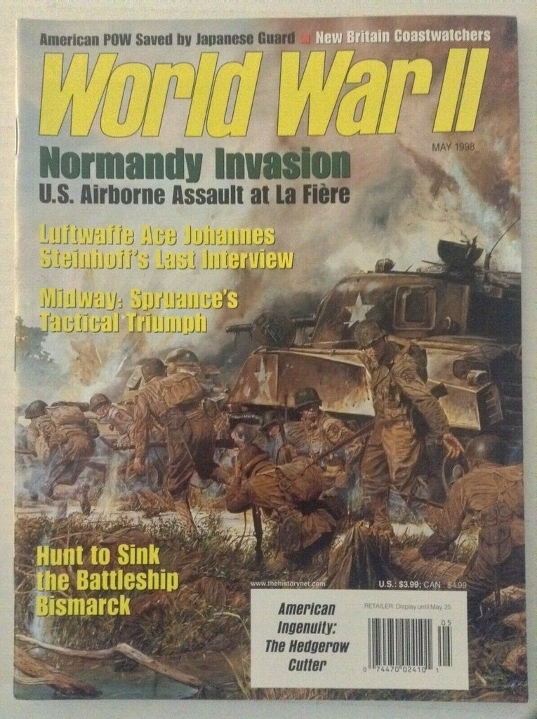 World War II Magazine Normandy Invasion Luftwaffe Ace May 1998 040319nonrh