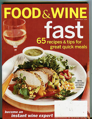 Food & Wine Magazine September 2004 Recipes & Tips EX 070616jhe2