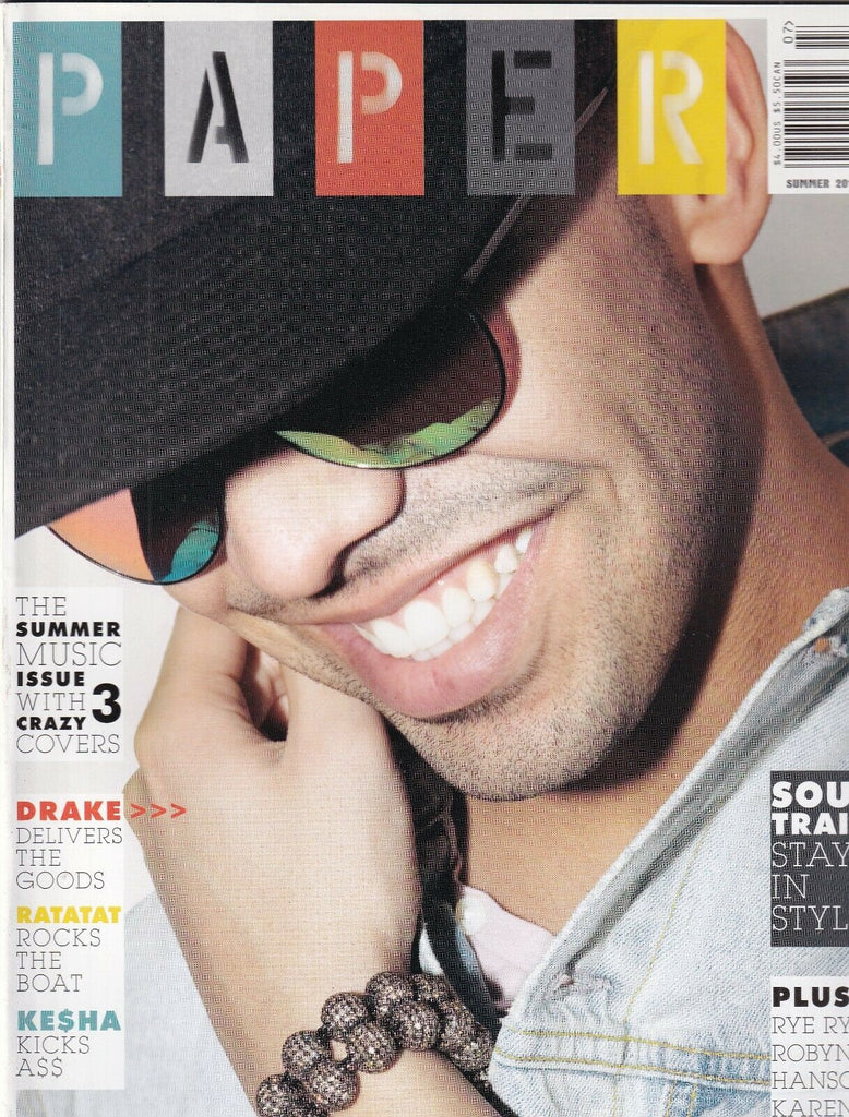 Paper Magazine Drake Summer Music Issue Summer 2010 101519nonr