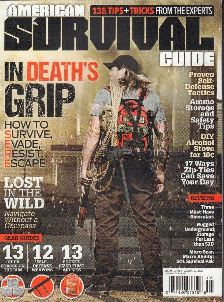 American Survival Guide Magazine In Death's Grip May 2015 010918nonr