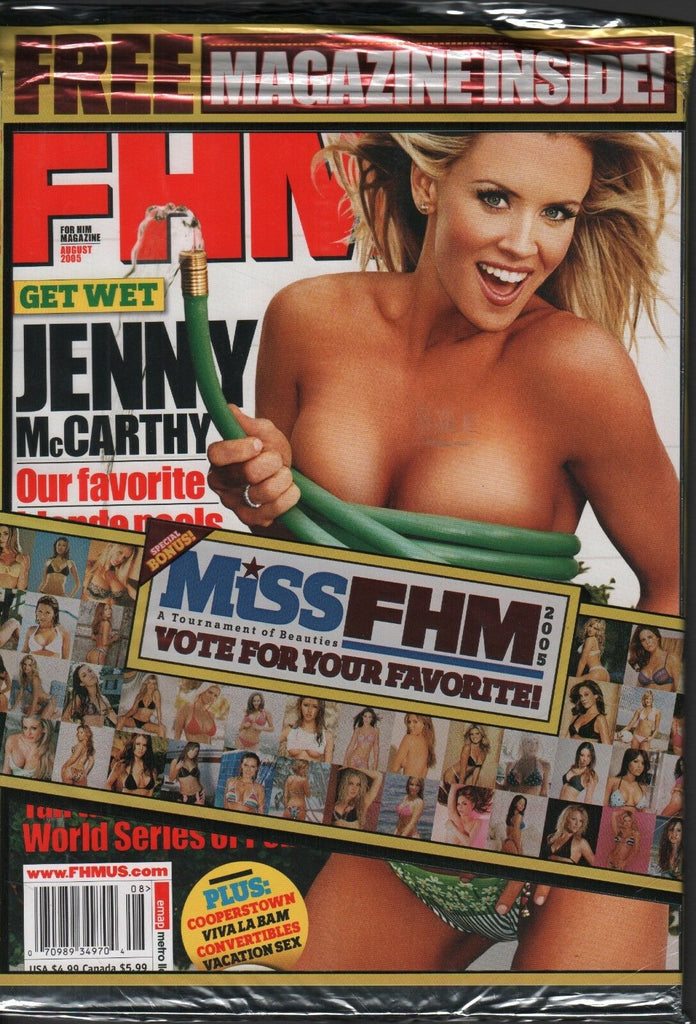 FHM August 2005 Jenny McCarthy Includes Supplement 070618DBE
