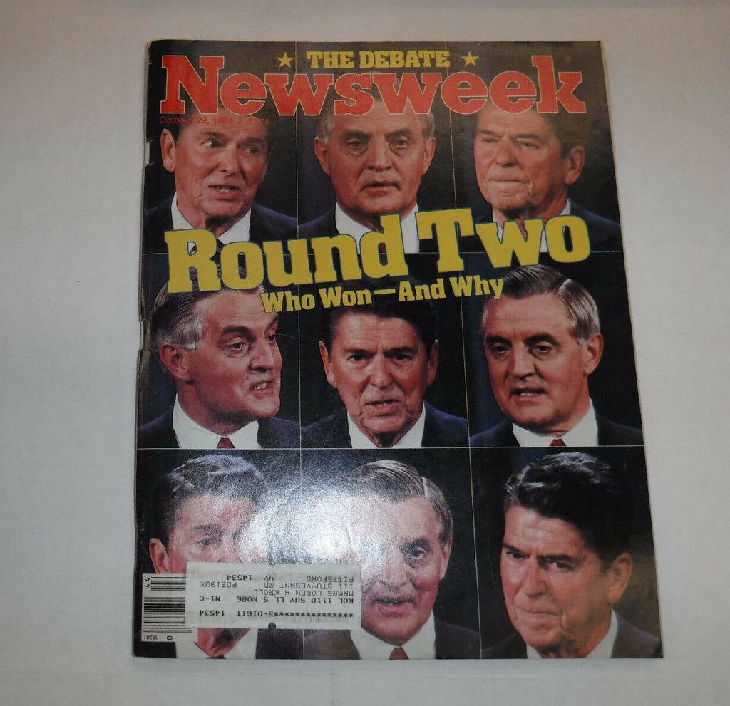 Newsweek Magazine Ronald Reagan The Debate October 29, 1984 102016R