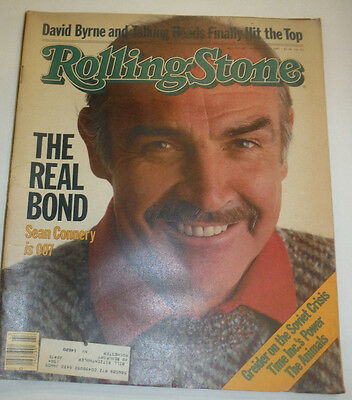 Rolling Stone Magazine Real Bond 007 Sean Connery October 1983 120314R2