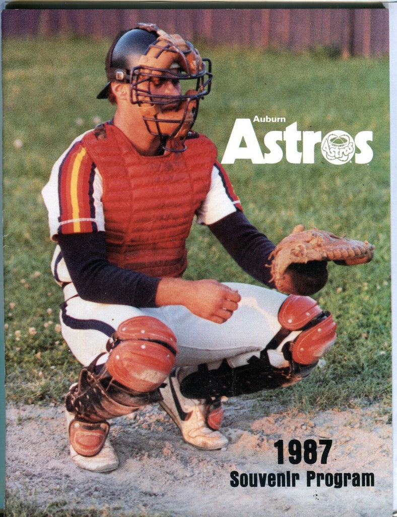Auburn Astros 1987 Souvenir Program EX 100516jhe