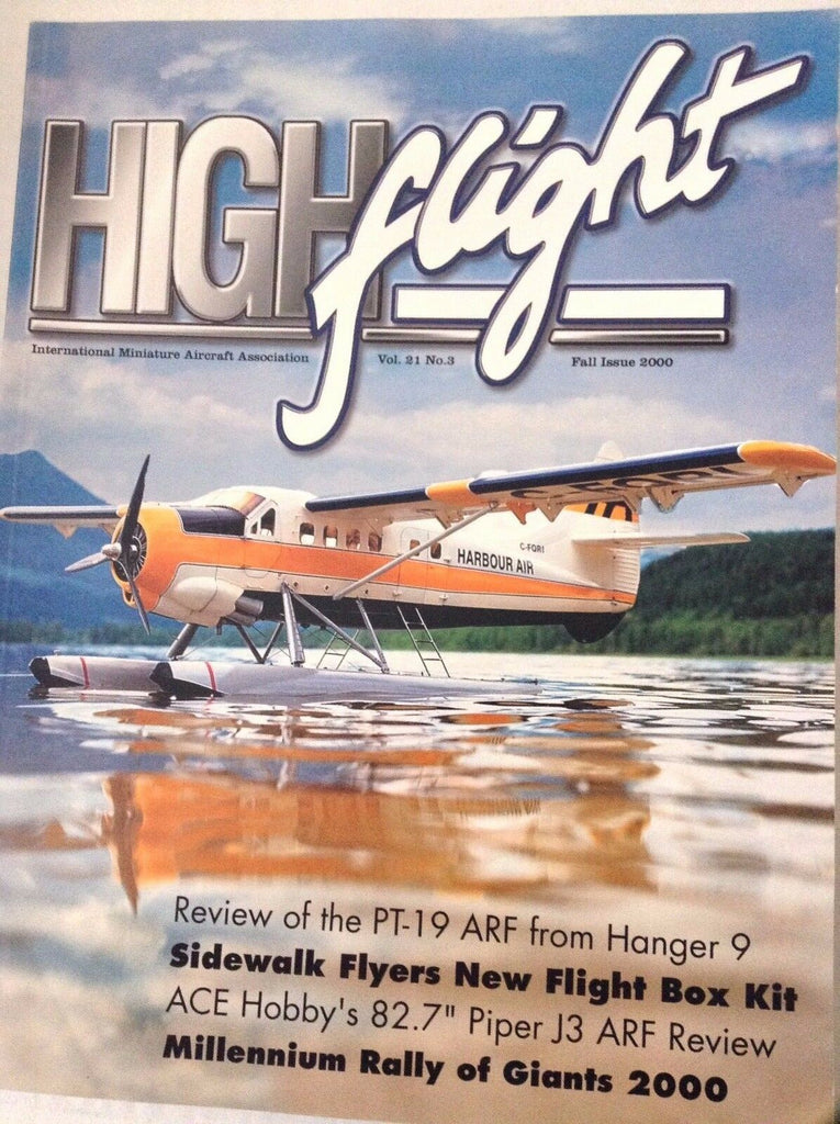 High Flight Magazine PT-19 ARF From Hanger 9 Fall 2000 081917nonrh