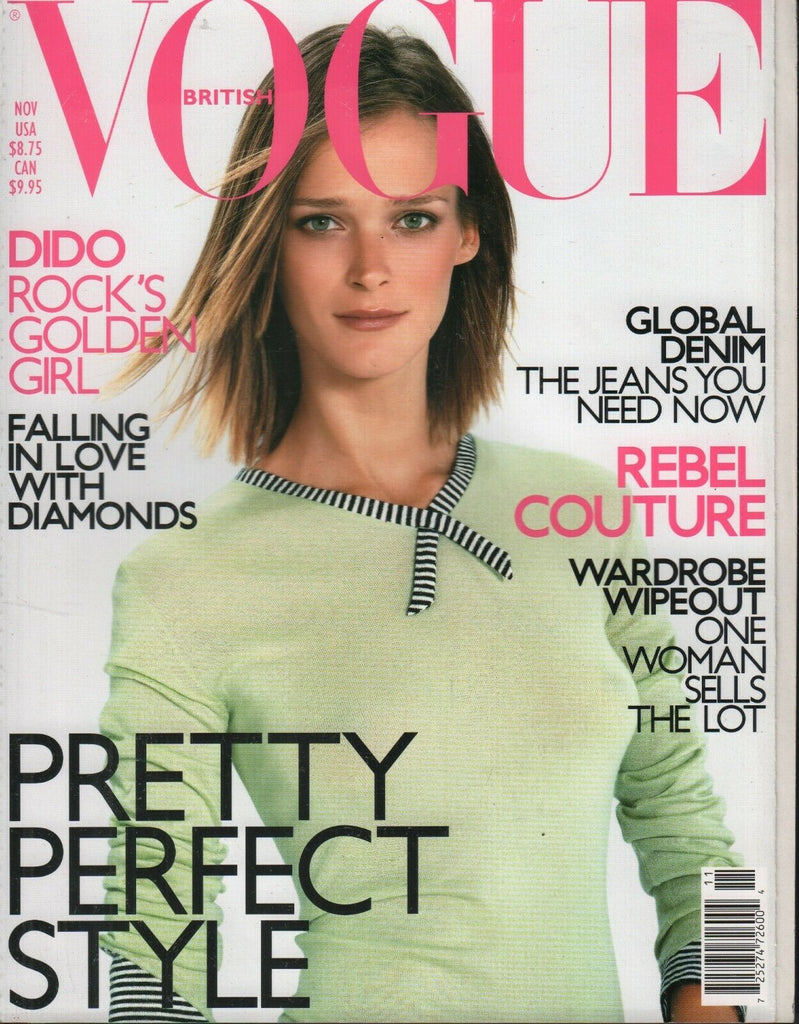 Vogue British November 2001 UK Carmen Cass Dido Florian Cloud 072619AME
