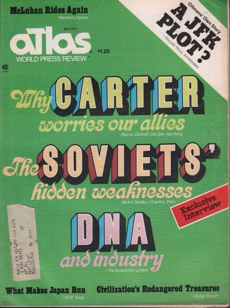 Atlas May 1977 Marion Donhoff Michel Gordey w/ML 051918DBE