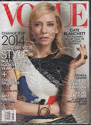 Vogue January 2014 Cate Blanchett, Idris Elba EX 020916DBE